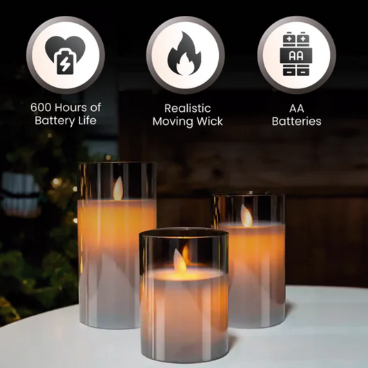 Lumacandles® Juego de velas sin llama