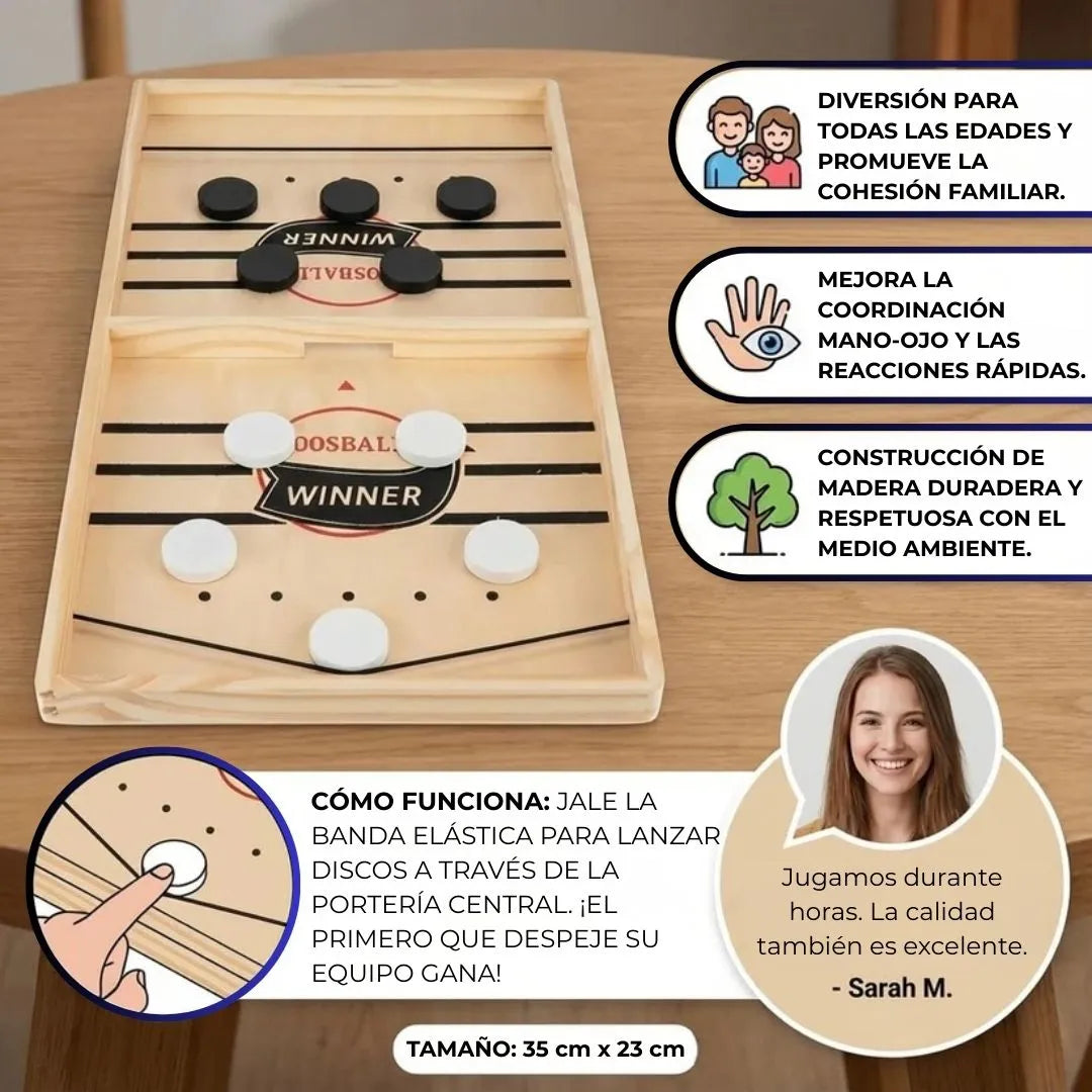 SLING CHESS™ - Juego de mesa de madera Sling Chess