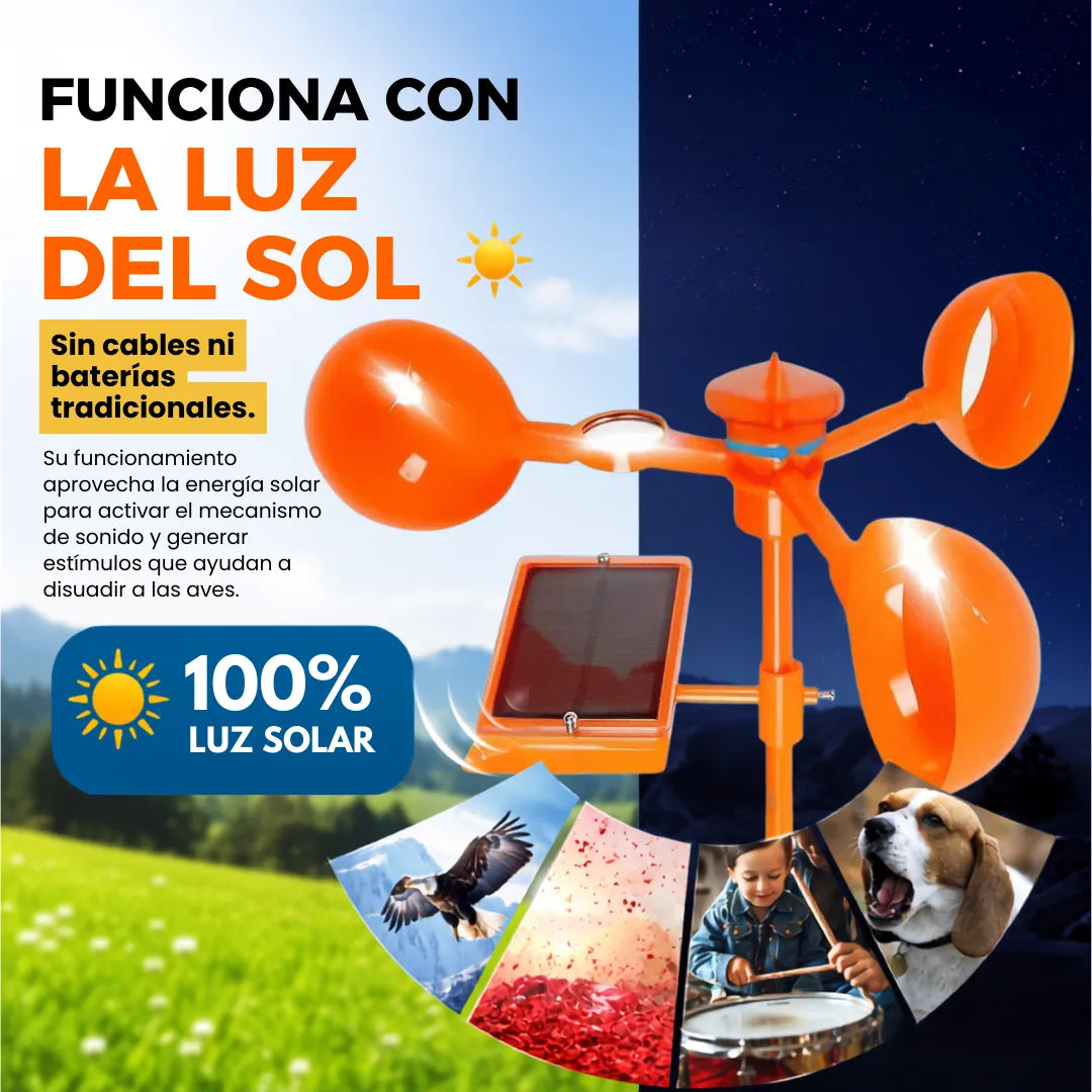 🕊️ BirdShield Pro™ Reflector Repelente de Aves☀️🌾