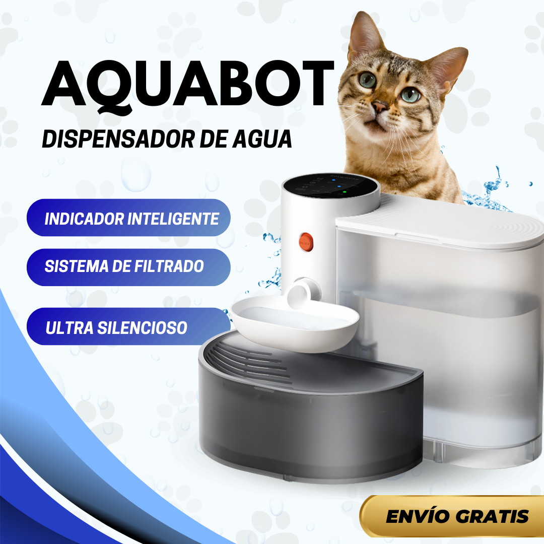AQUA BOT Dispensador y PURIFICADOR de agua