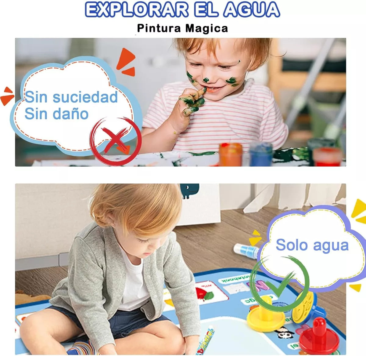 ColorPic® Tapete mágico a base agua
