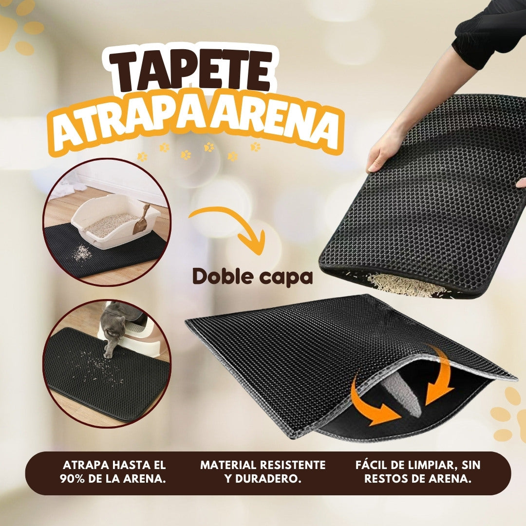 Tapete Atrapa Arena para Gatos