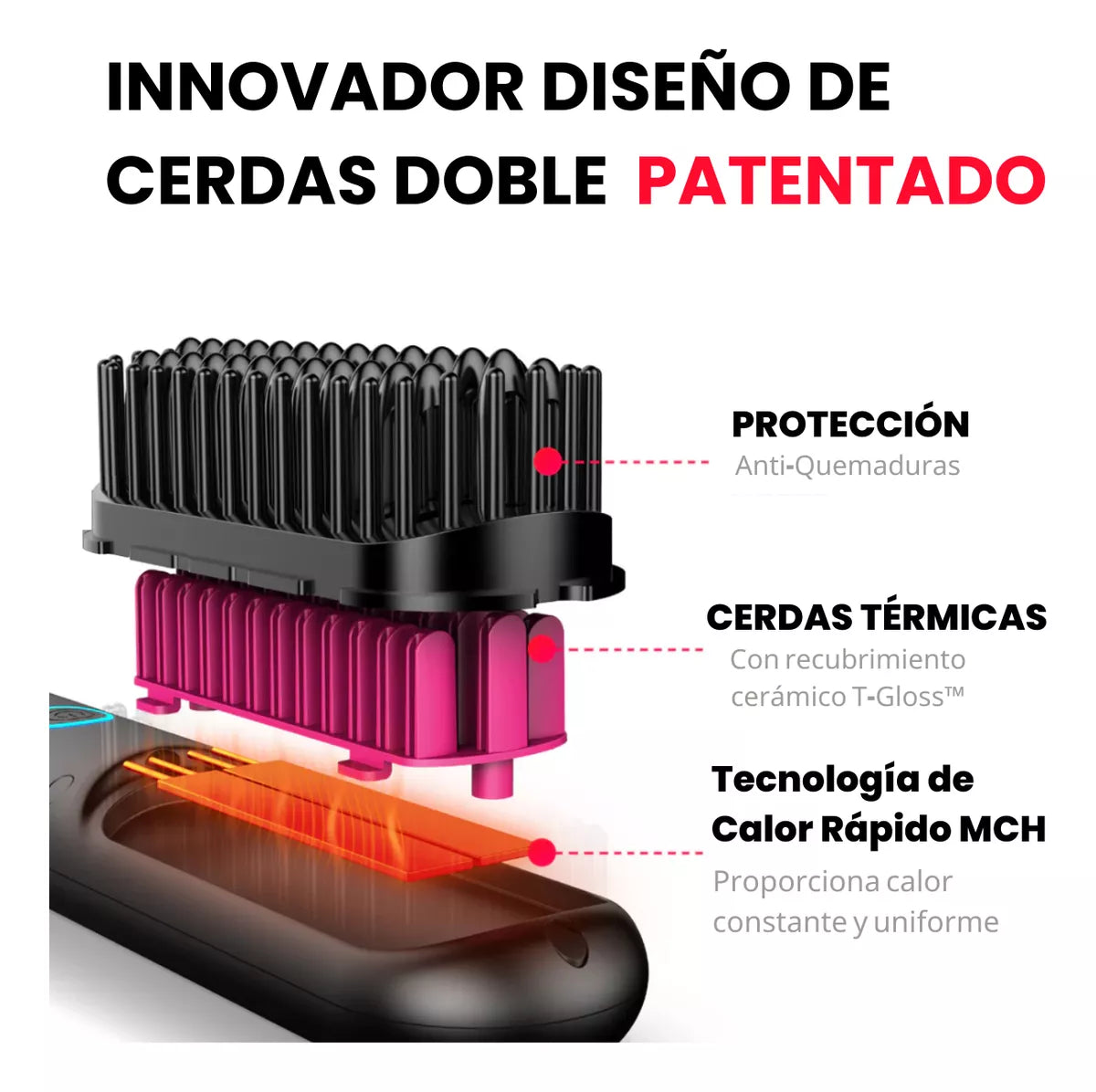 BellaBrush® PRO Cepillo Alisador