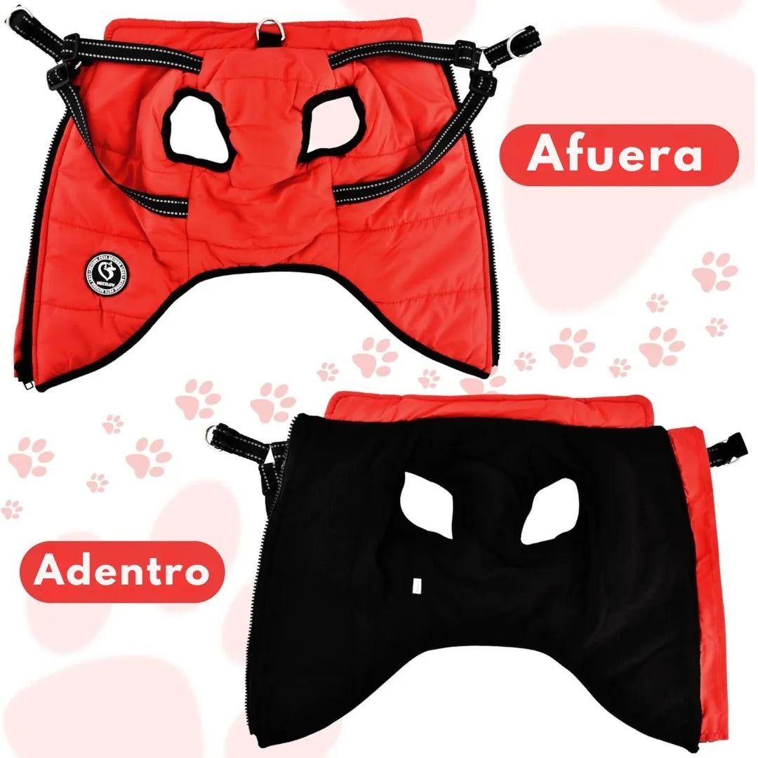 Chaqueta impermeable para perros