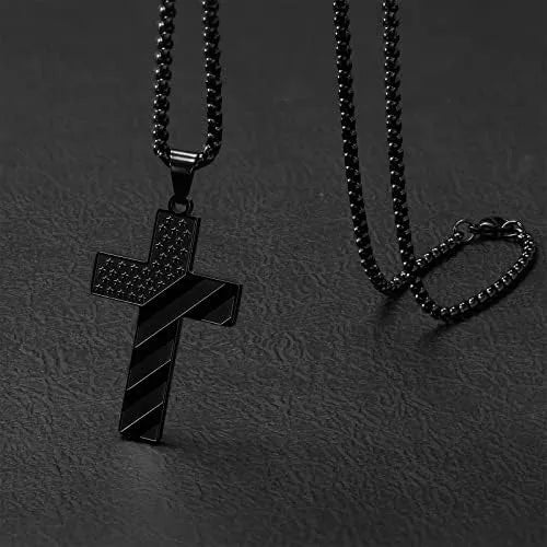 DarkFaith™ Collar Cruz Negra