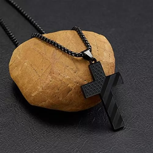 DarkFaith™ Collar Cruz Negra