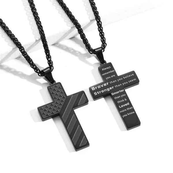DarkFaith™ Collar Cruz Negra