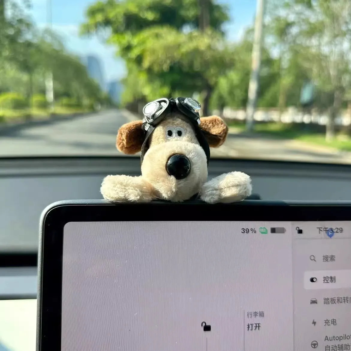 Perrito Decorativo de Felpa