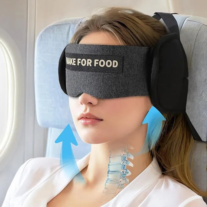 TravelRest Pro® Almohada de viaje con soporte cervical