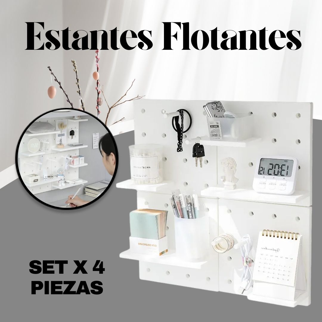 Estantes Flotantes para Organizar X 4 Piezas