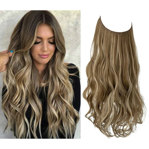 InvisiHair® Extensiones De Cabello Rubias