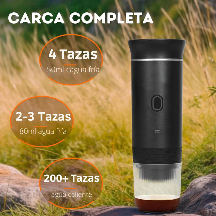 FreshPress® Cafetera Portátil Recargable