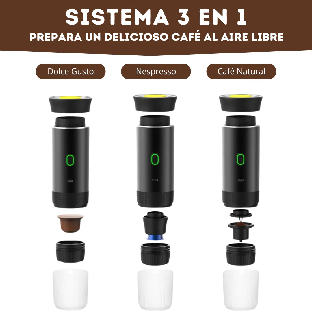FreshPress® Cafetera Portátil Recargable