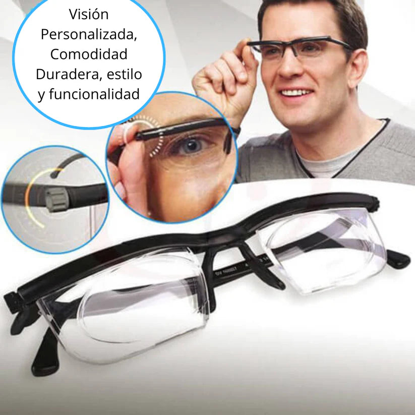 Gafas con enfoque ajustable