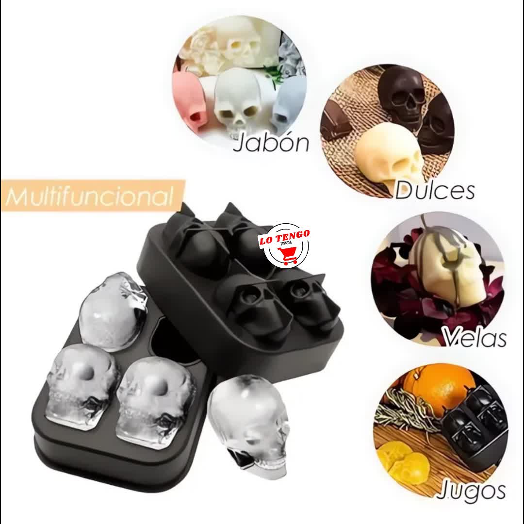 Hielera Skull Calavera Pack de 2 Unidades