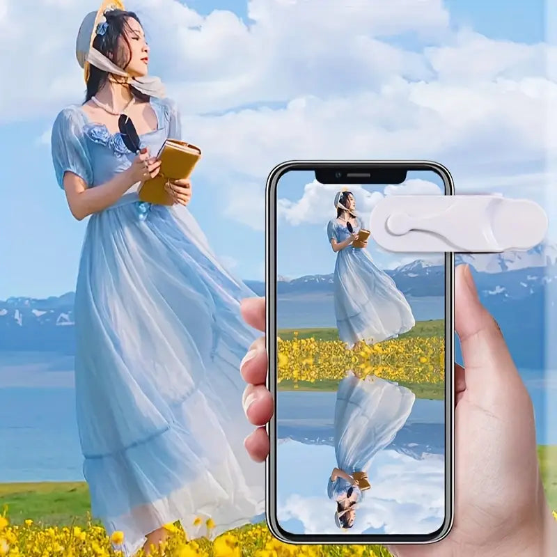 DualView™ Lente con efecto espejo Para celulares