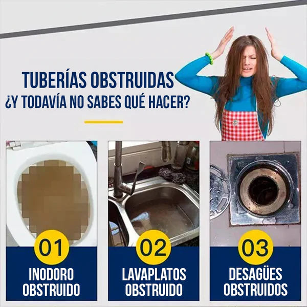 WILD TORNADO Polvo Destapa Cañerias
