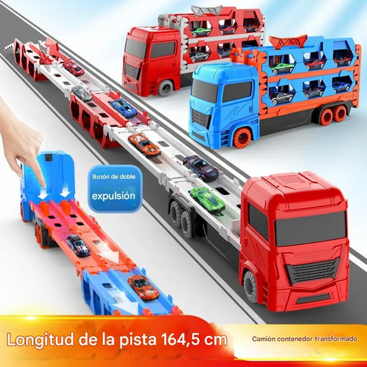 RaceTruck Camion de Carreras con Pista (incluye mini autos)