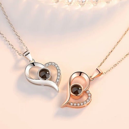 Collar Te amo en 100 idiomas Corazon CON CAJA Corazon* - Tienda Ufun - 10064