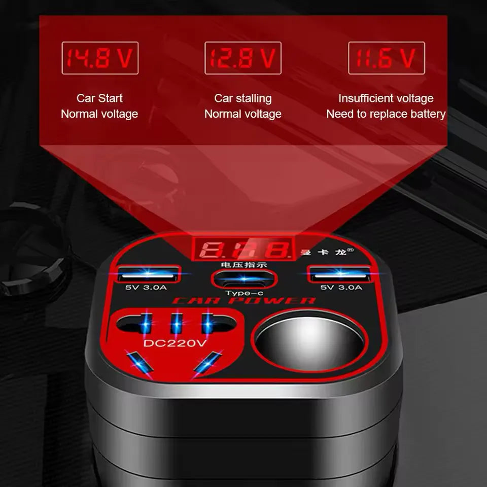AutoVolt Max™ Inversor de corriente para Autos
