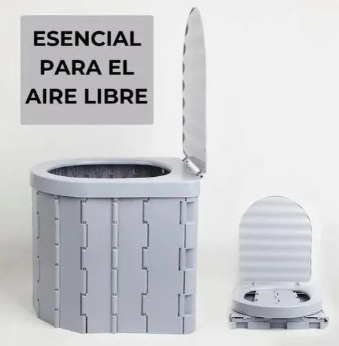 Inodoro plegable portátil