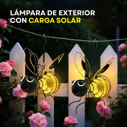 GlowBee™ Lámpara solar colgante de abeja (2 unidades)