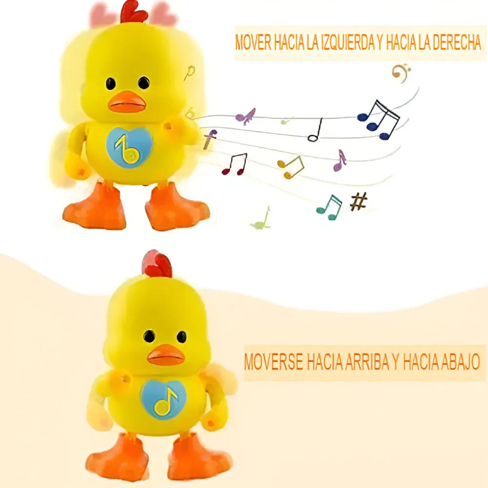 Pollito bailarín LED