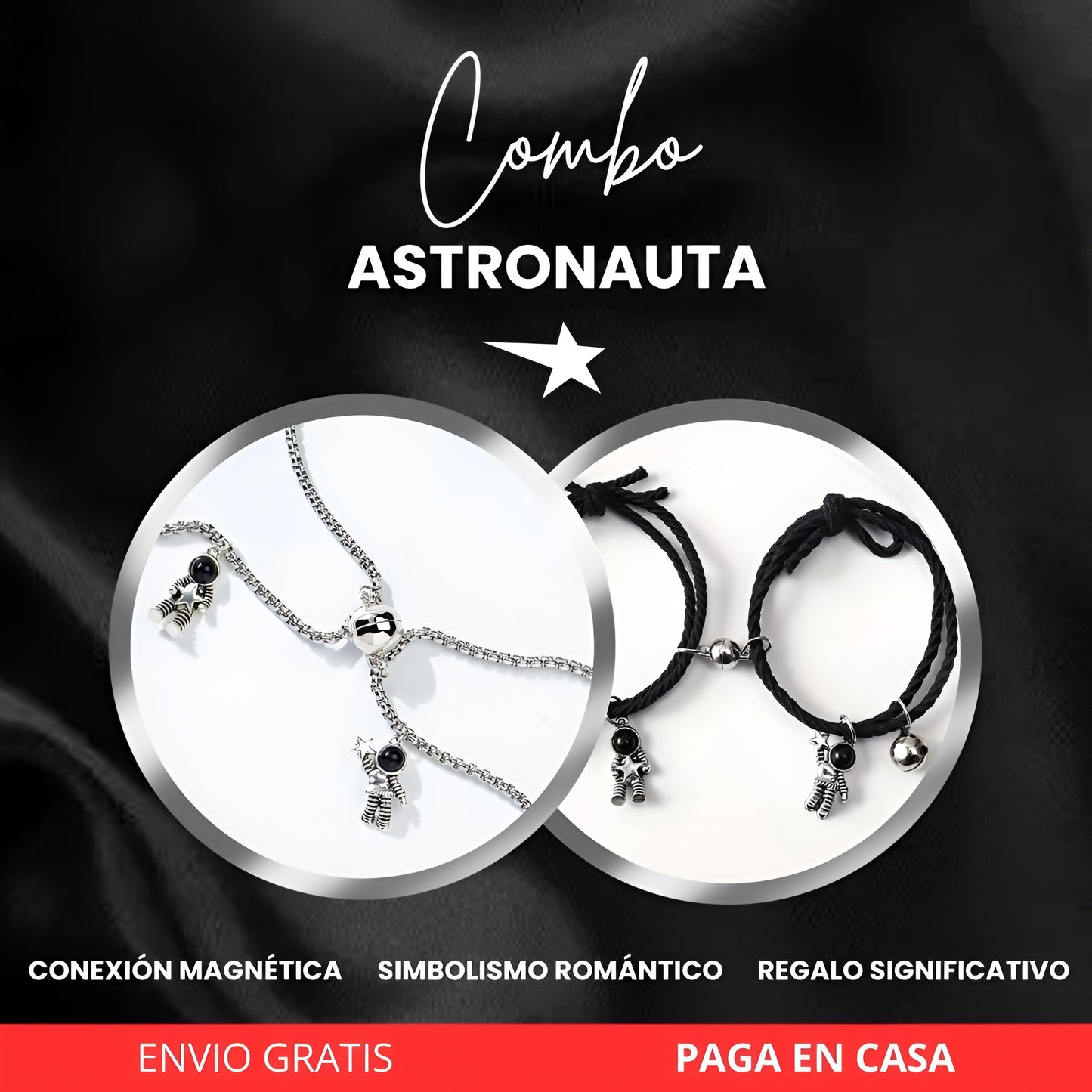 COMBO Astronauta Collar + Pulsera