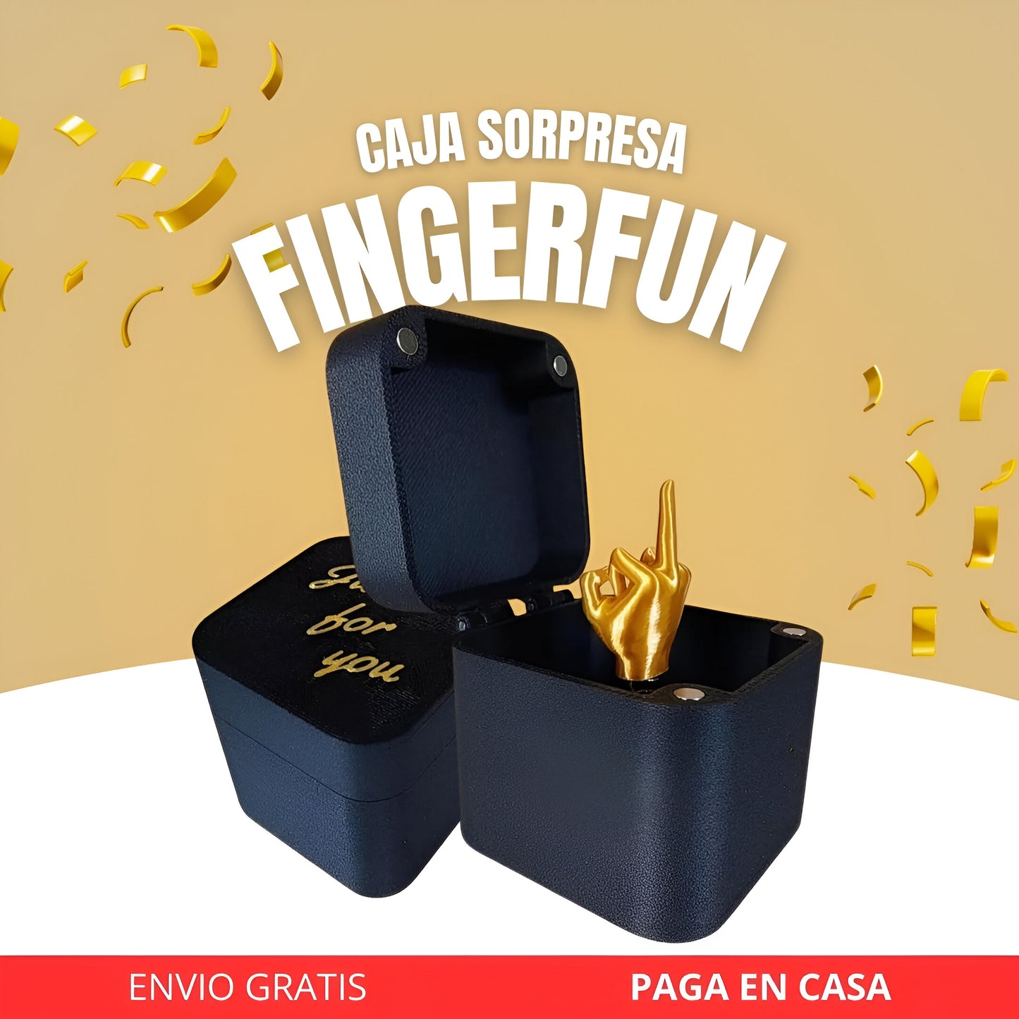 FingerFun Caja Sorpresa Dedo Medio