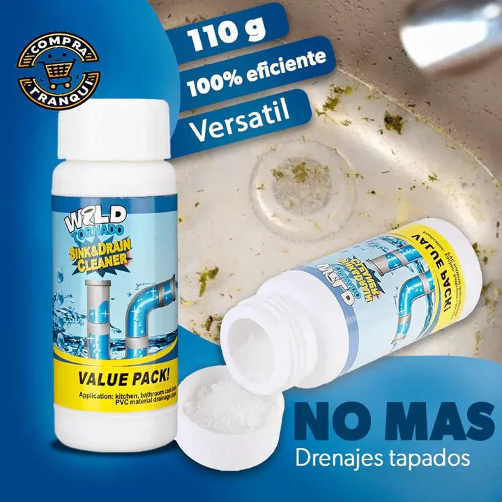 WILD TORNADO Polvo Destapa Cañerias
