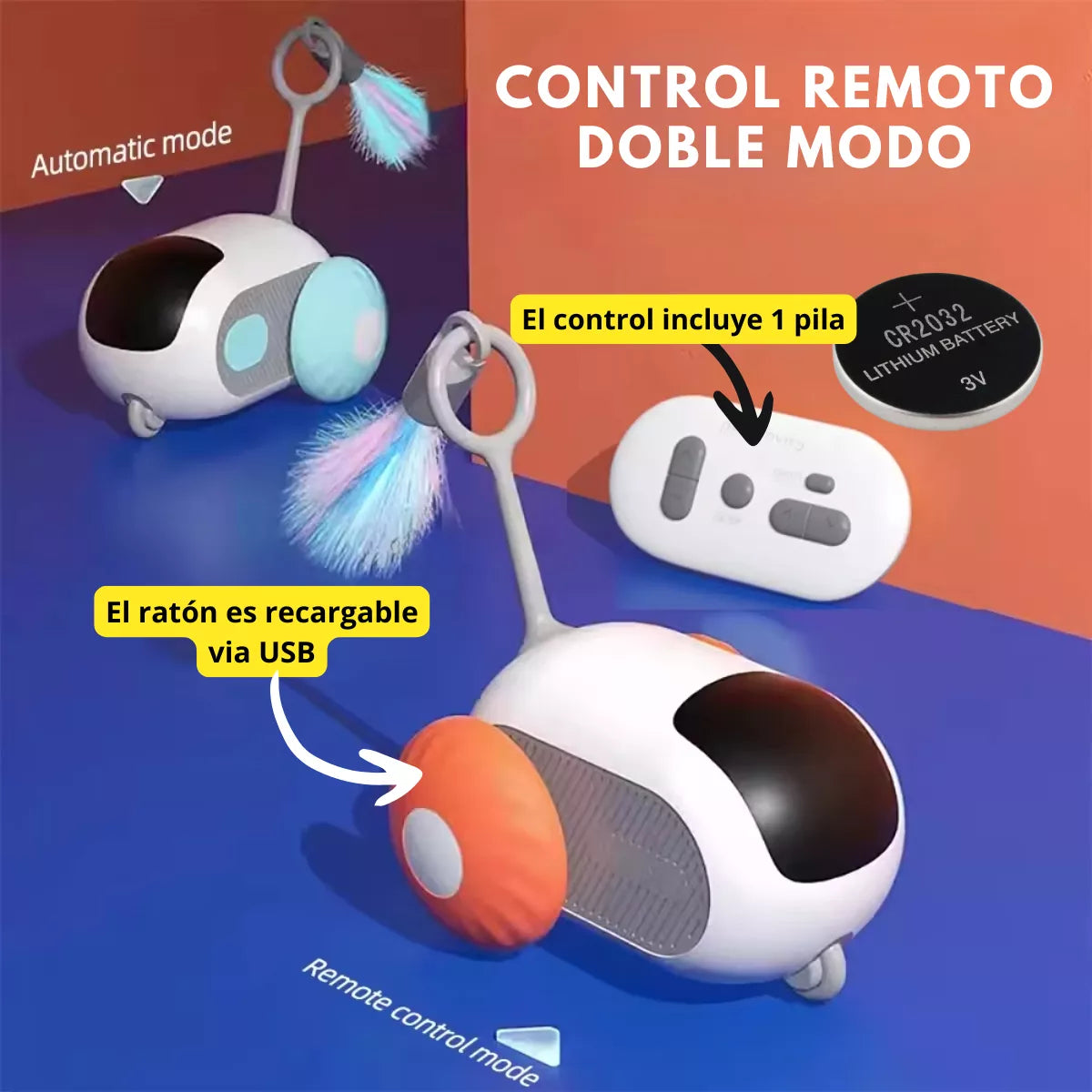 CurioCat® Juguete Inteligente para Gatos