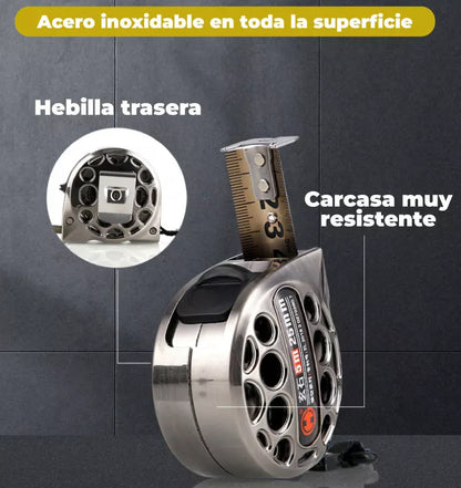 Prometric | Flexometro Indestructible Metalico v2