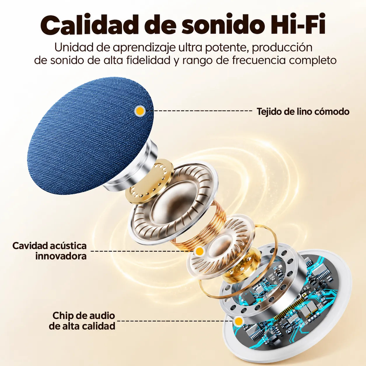 SleepSonic™ Altavoz de Conducción Ósea con Ruido Blanco💤🛏️
