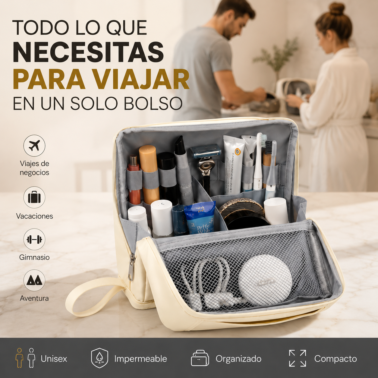 TravelPack Pro™ Organizador de Viaje Multifuncional y Unisex ✈️✨