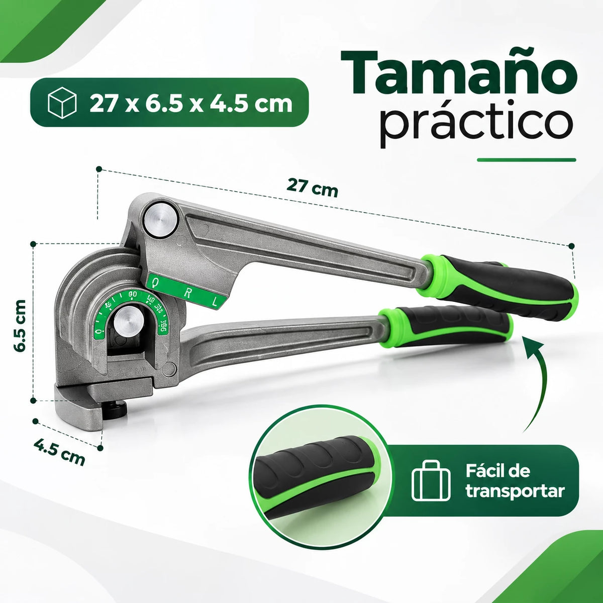 TubeBend Pro™ Doblador de Tubos Manual 3 en 1 🪚✨