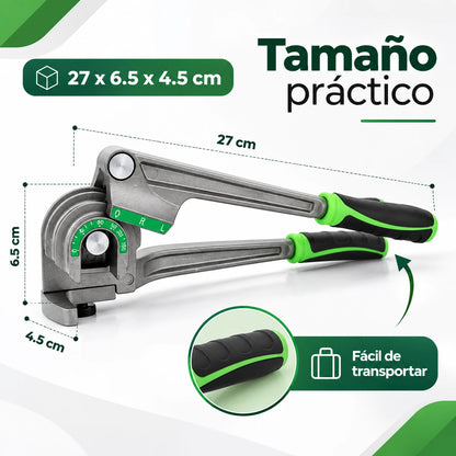 TubeBend Pro™ Doblador de Tubos Manual 3 en 1 🪚✨
