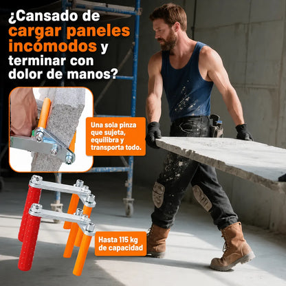🏗️ PanelGrip™ Pinza de Fácil Elevación para Láminas y Paneles 🛠️