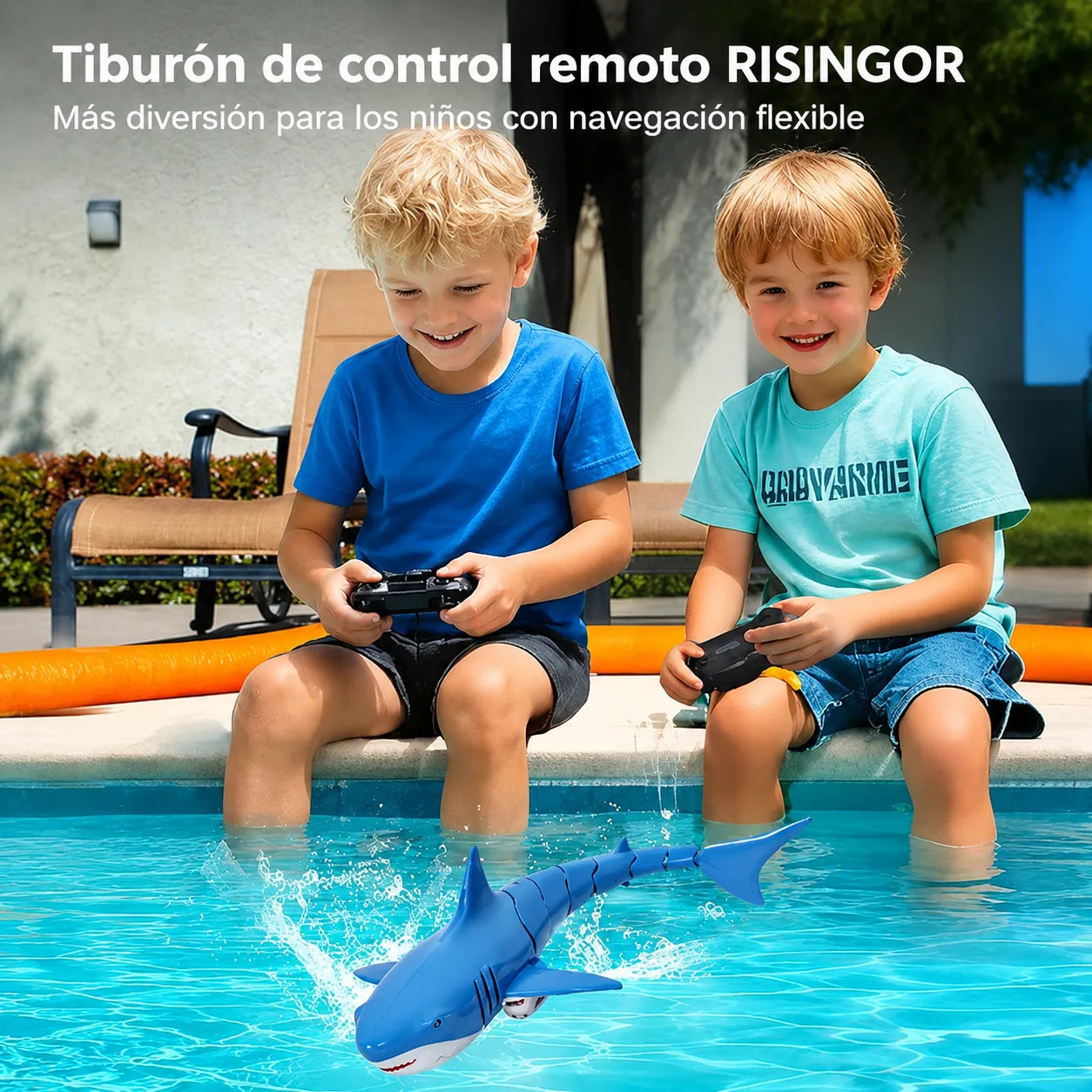 SeaBuddy™ Tiburón con Control Remoto y Nado Realista 🌊✨