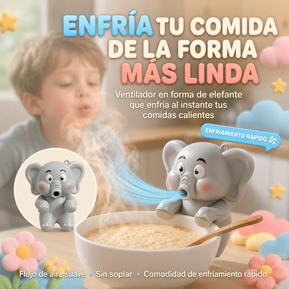 🐘CoolFan Elephant™ Ventilador Enfriador Elefante para bebidas calientes ☕🌬️