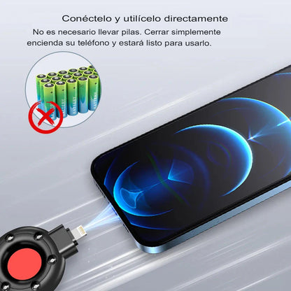 Mini detector antiespía por infrarrojos