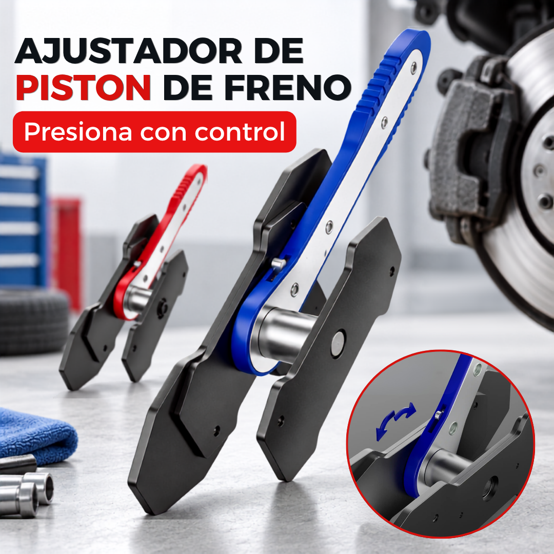 🚗BrakePress Pro™ Prensa para Pistones de Freno 360°🛑