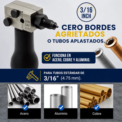🚗FlareMaster Pro™ Kit x5 Profesional Portátil para Abocardar Líneas de Freno✨