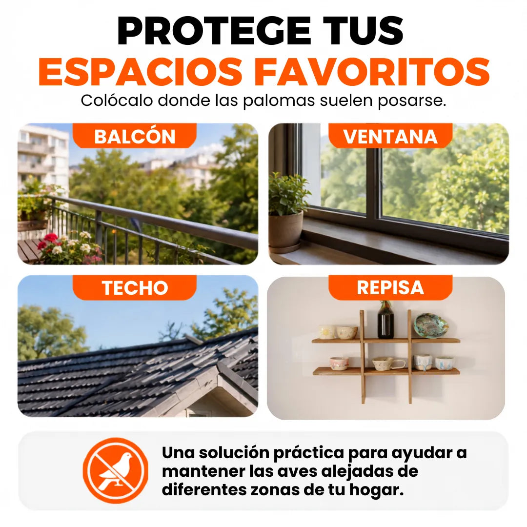 🕊️ BirdShield Pro™ Reflector Repelente de Aves☀️🌾