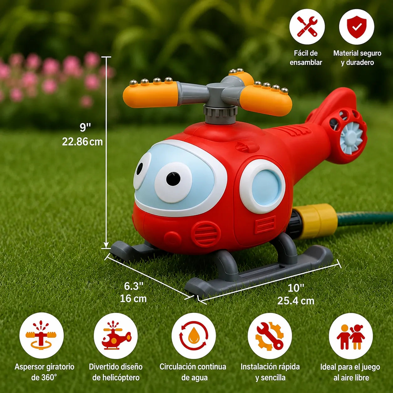 🚁 HydroStrike Pro™ Aspersor Helicóptero para Béisbol⚾💦