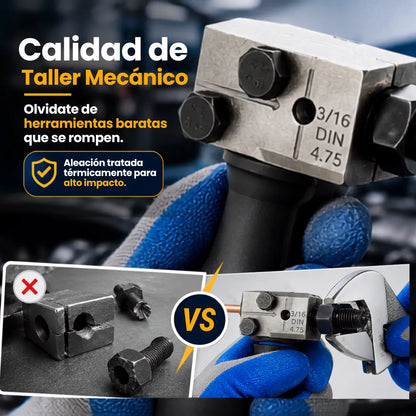 🚗FlareMaster Pro™ Kit x5 Profesional Portátil para Abocardar Líneas de Freno✨