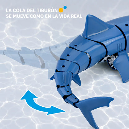 SeaBuddy™ Tiburón con Control Remoto y Nado Realista 🌊✨