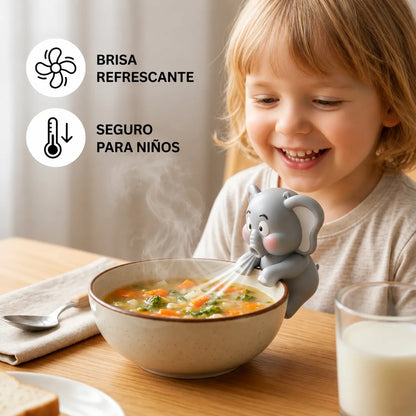 🐘CoolFan Elephant™ Ventilador Enfriador Elefante para bebidas calientes ☕🌬️
