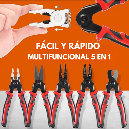 ToolzUp® Kit de herramientas multiusos 5 en 1