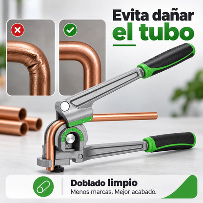 TubeBend Pro™ Doblador de Tubos Manual 3 en 1 🪚✨