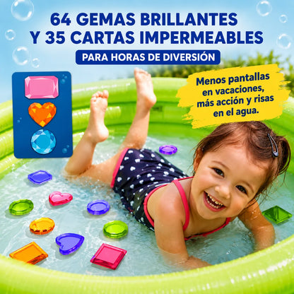 GemSplash™ Juego Submarino con Gemas de Colores 🏊‍♂️